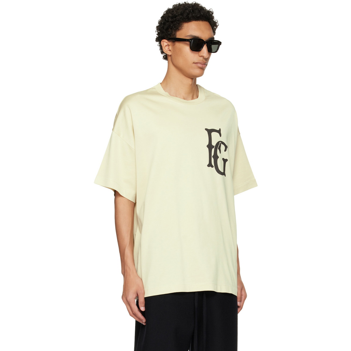 Fear of God Off-White Cotton Rayon '26' S/S T-shirt