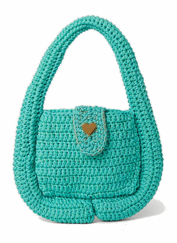 Photo: Handmade Crochet Handbag in Green