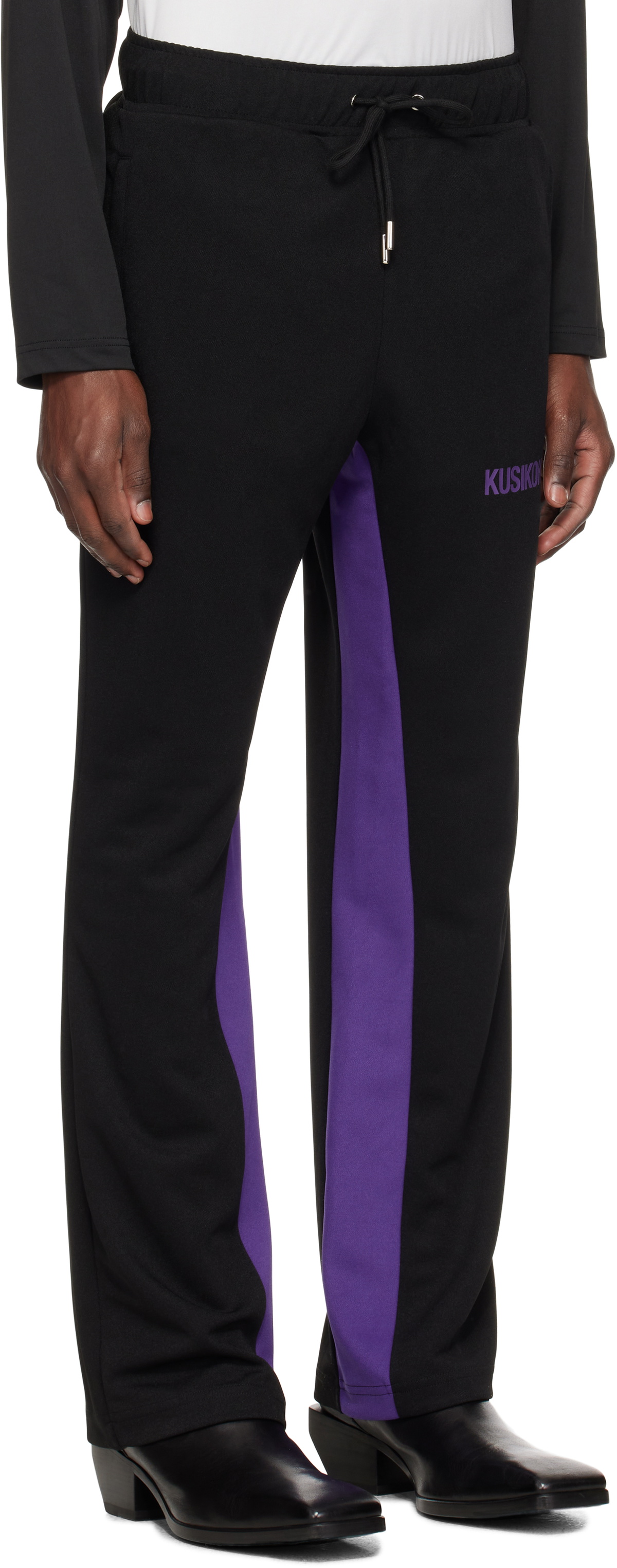 KUSIKOHC Black Suite Track Pants