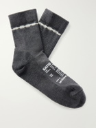 Satisfy - Stretch Merino Wool-Blend Socks - Black