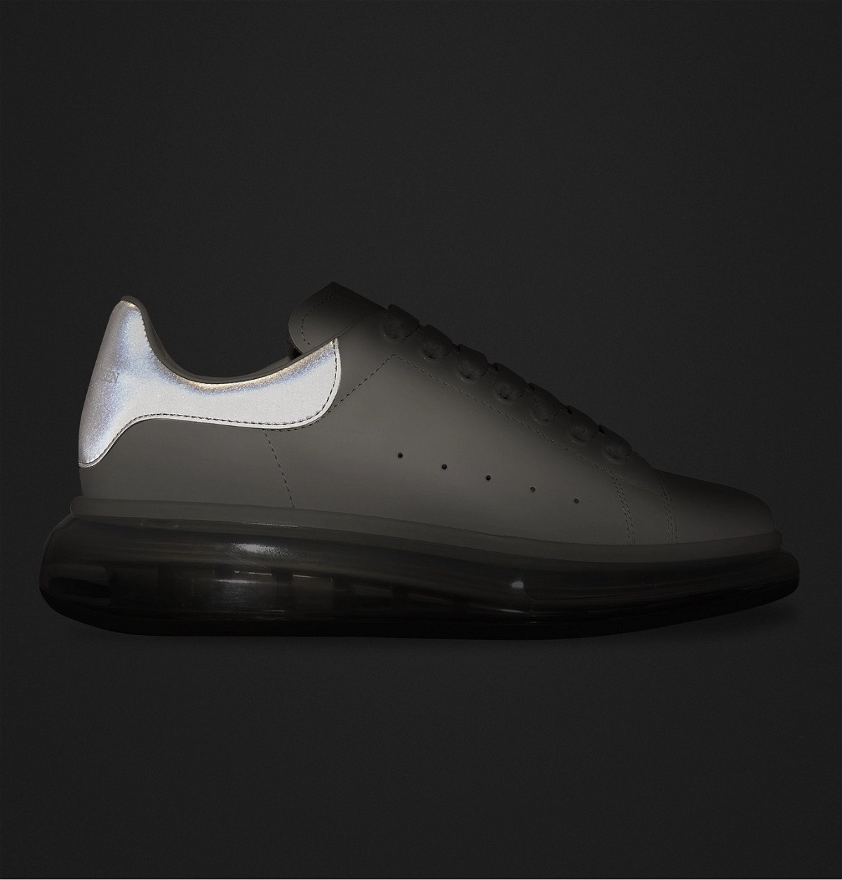 Alexander McQueen | Shoes | Alexander Mcqueen Rose Gold Reflective Glitter  Sneakers | Poshmark