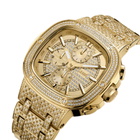 JBW Platinum Series Chronograph Gold-tone Dial Mens Watch PS545A