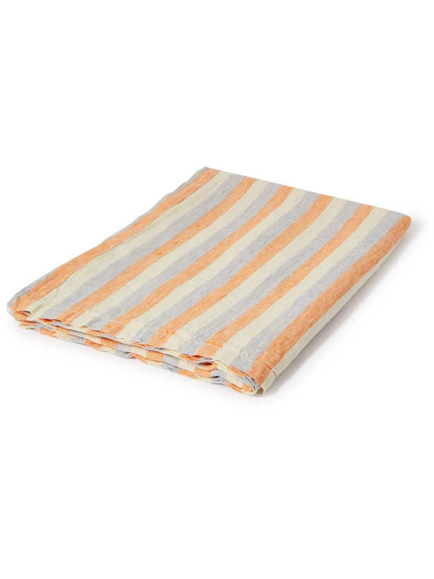 Photo: FRESCOBOL CARIOCA - Striped Linen Beach Towel