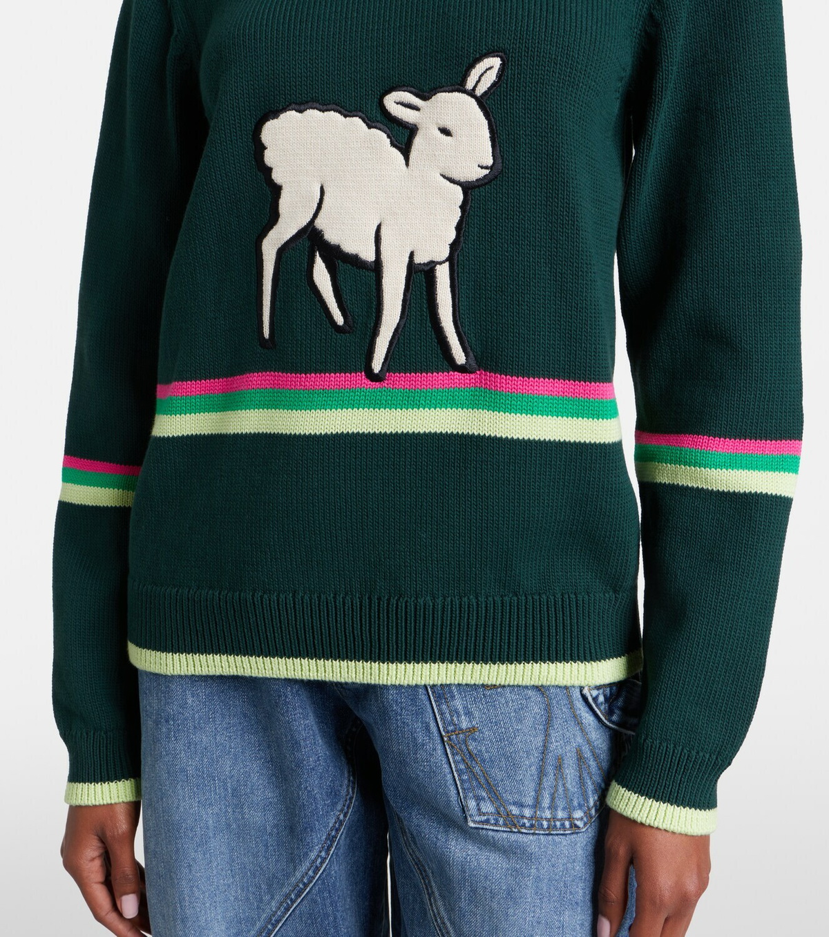 JW Anderson Embroidered cotton sweater