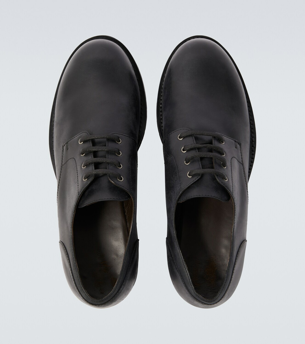 The Row Leather Derby shoes
