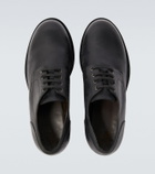 The Row Leather Derby shoes