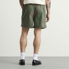 Les Deux Men's Prince Shiny Shorts in Pineneedle Green