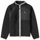 Air Jordan Men's Essential Fleece Winter Top in Black/Sail