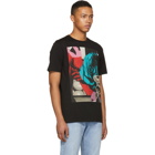 Paul Smith Black Rose Panel Screen T-Shirt