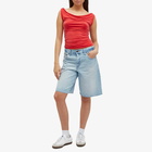 Levi's Women's Baggy Dad Jorts in Blue