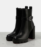 Christian Louboutin CL Chelsea Lug leather ankle boots