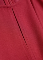 Joseph Hills Cut-out Crepe Midi Dress Dark Pink