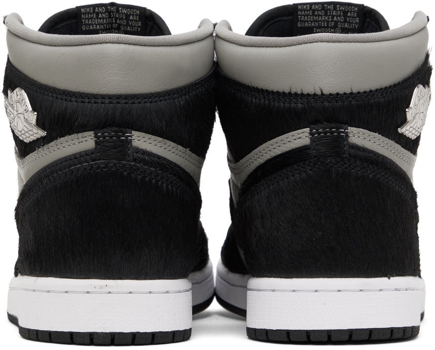 Nike Jordan Black & Gray Air Jordan 1 Retro Sneakers Nike Jordan Brand