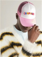 Camp High - Camp High Will Rogers Embroidered Cotton-Twill and Mesh Trucker Hat