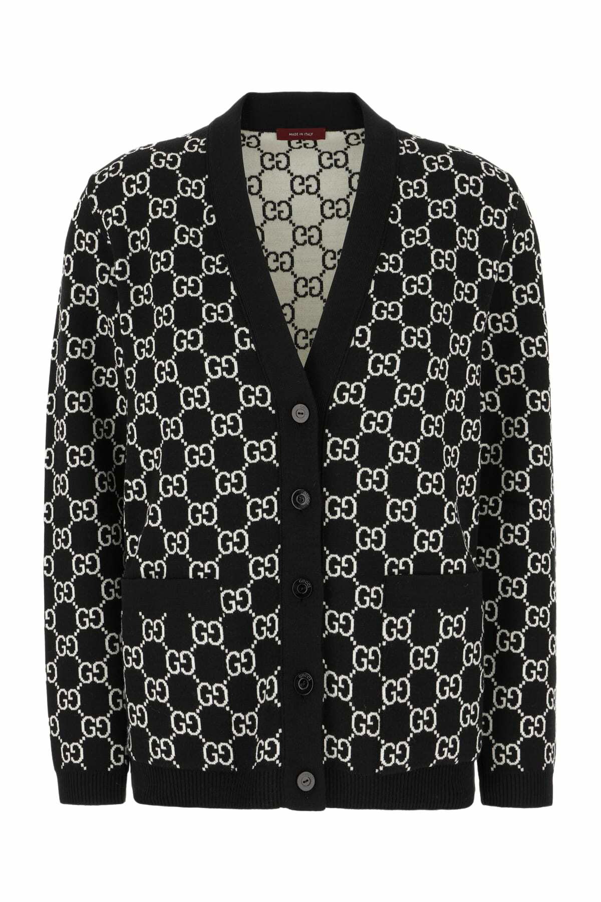 Gucci Pink Houndstooth GG Cardigan Gucci