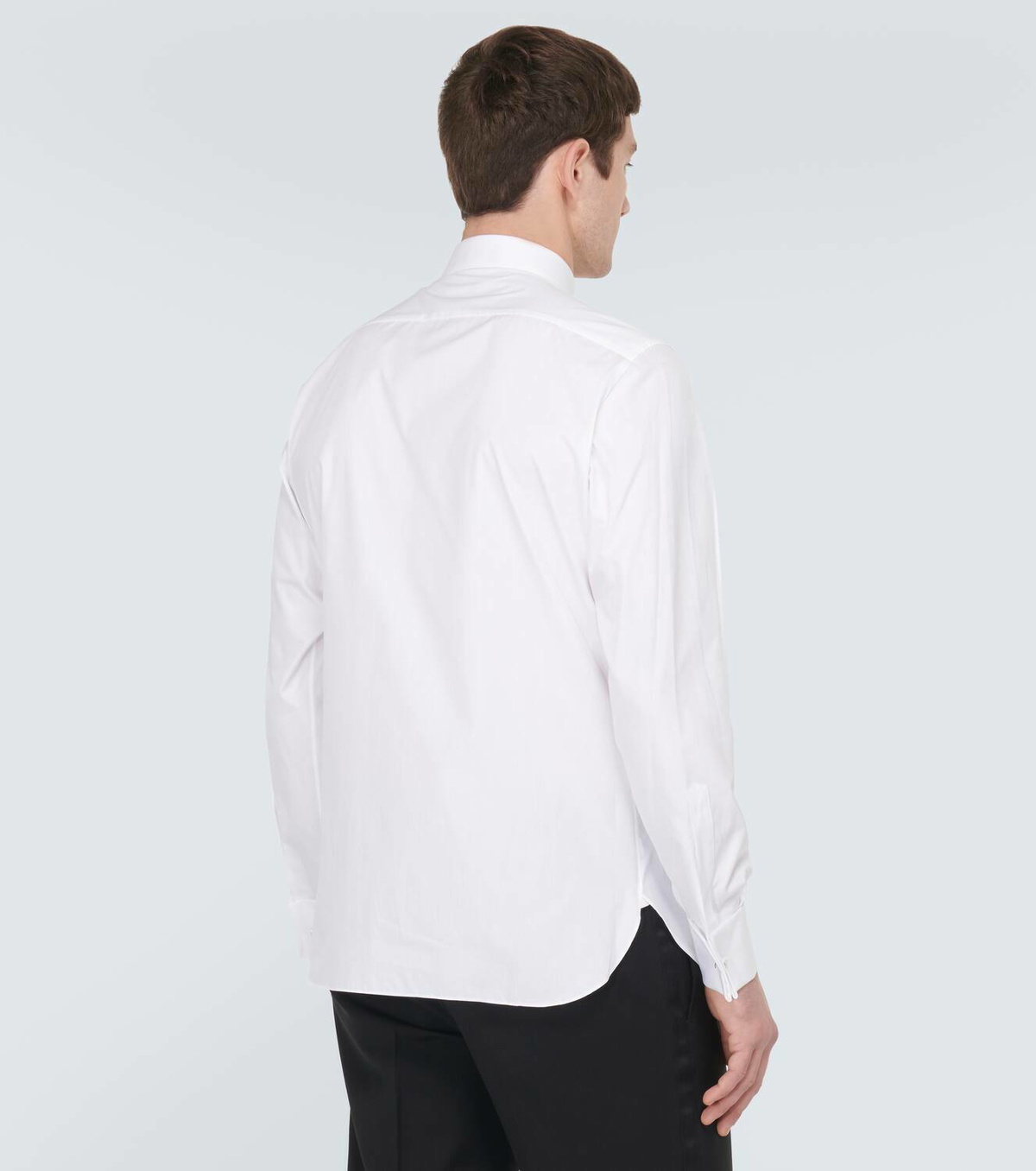 Zegna Cotton piqué tuxedo shirt Zegna