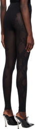 Dion Lee Black Cobra Leggings