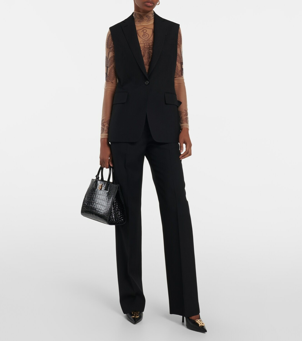 Burberry - Virgin wool vest