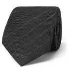 Berluti - 6cm Pinstriped Wool and Mulberry Silk-Blend Tie - Gray