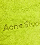 Acne Studios Logo teddy fleece tote bag