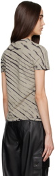 Proenza Schouler Gray Proenza Schouler White Label T-Shirt