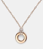 Pomellato Iconica 18kt rose gold pendant necklace with diamonds
