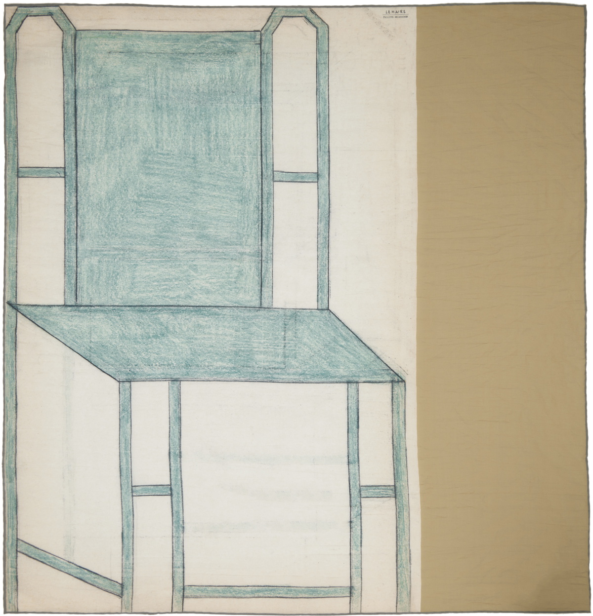 LEMAIRE Multicolor Green Chair Scarf
