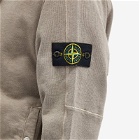 Stone Island Men's Garment Dyed Malfile Zip Hoodie in Dove Grey