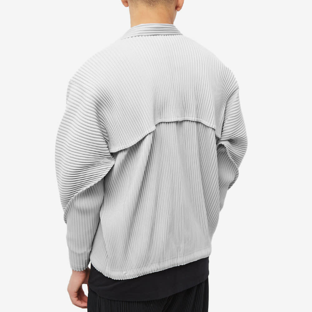 Homme Plisse Issey Miyake ARC ジップブルゾン Homme Plissé Issey Miyake Men's Arc Pleated Zip Track Jacket in