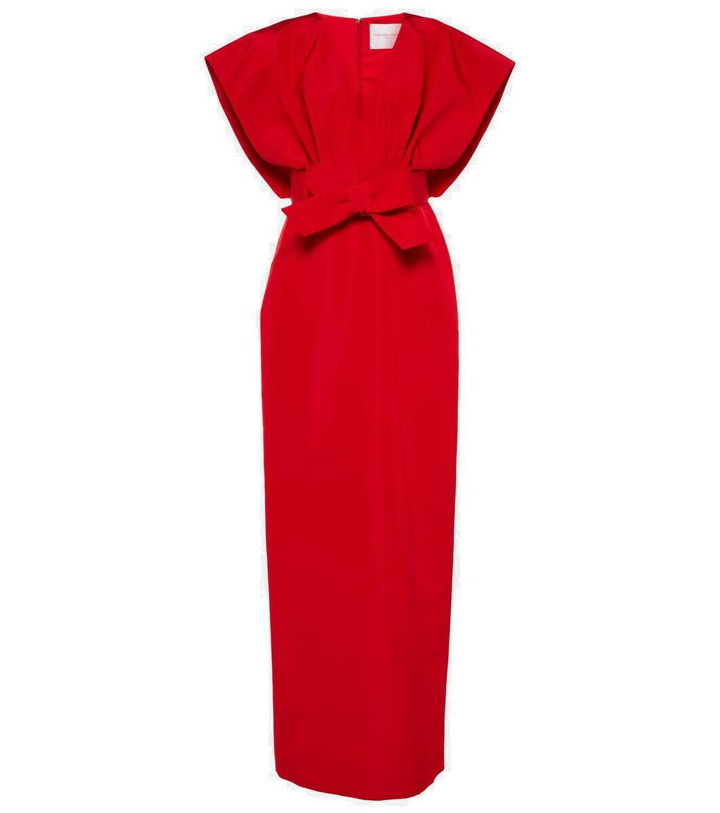 Photo: Carolina Herrera Bow-detail silk gown
