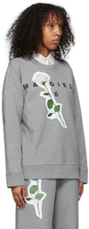 MM6 Maison Margiela Grey Cotton Sweatshirt