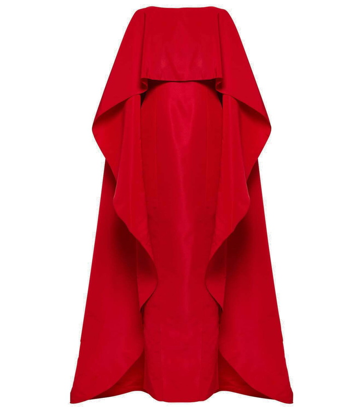 Photo: Carolina Herrera Cape silk gown