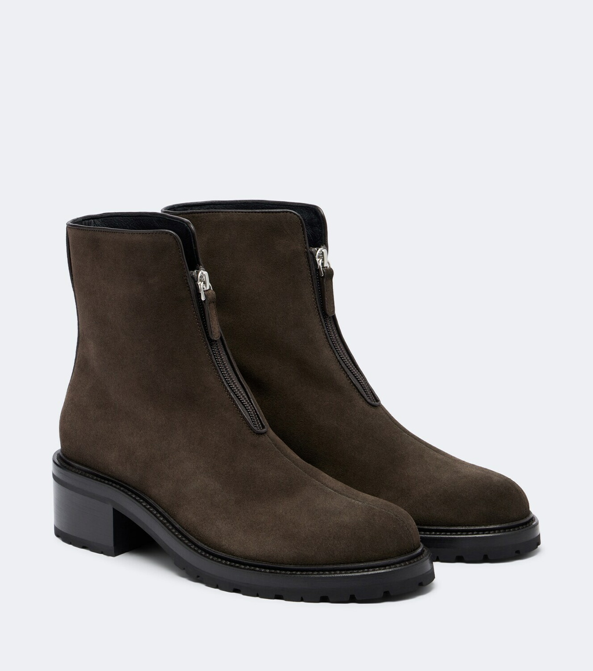 The Row Hike suede ankle boots