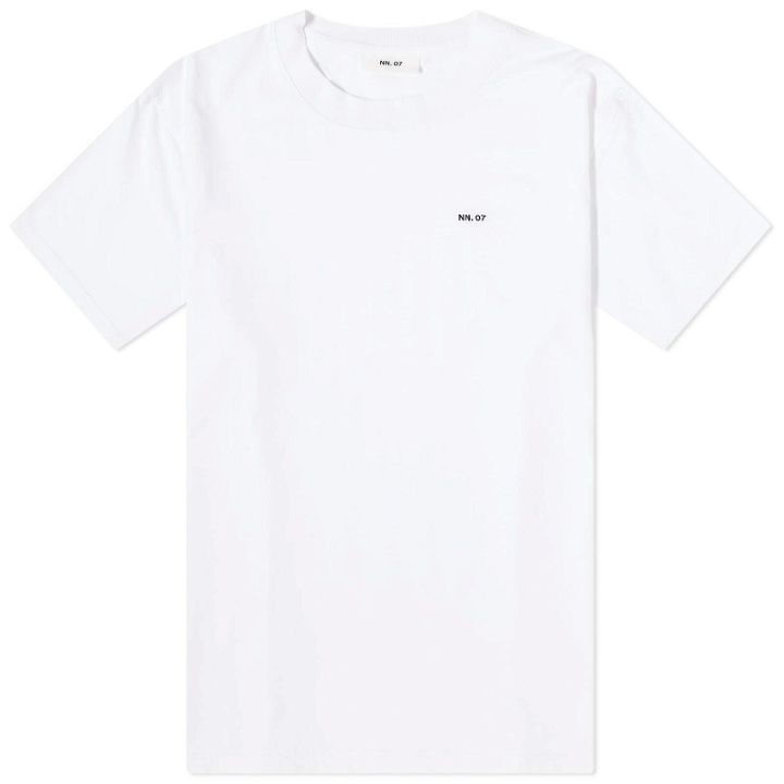 Photo: NN07 Men's Adam Logo T-Shirt in White