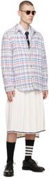 Thom Browne Blue & Pink Check Shirt