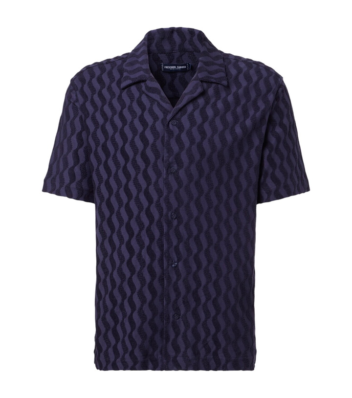 Photo: Frescobol Carioca Roberto cotton-blend terry cuban shirt