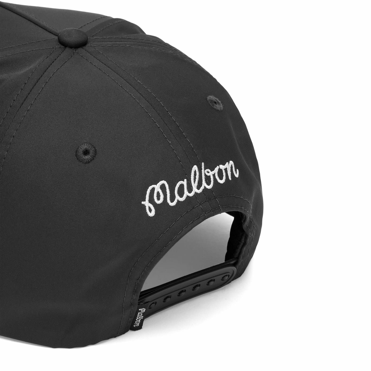 Malbon Men's M Snap Back Cap in Black 