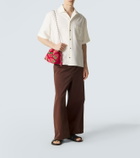 Loewe Paula's Ibiza Flamenco Mini beaded clutch