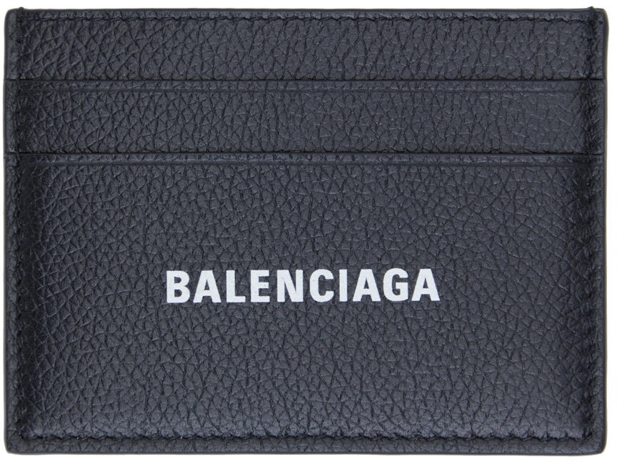 Balenciaga Black & White Cash Card Holder Balenciaga