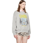GANNI Gray Forest Teddy Sweatshirt