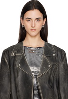 MM6 Maison Margiela Minimal Logo Earrings