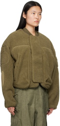 Entire Studios Khaki Fluffy Jacket