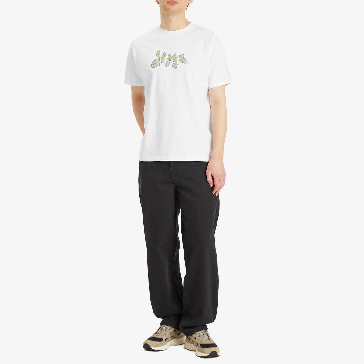 Dime Men's Topo T-Shirt in White