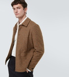 Barena Venezia Berico houndstooth wool-blend overshirt