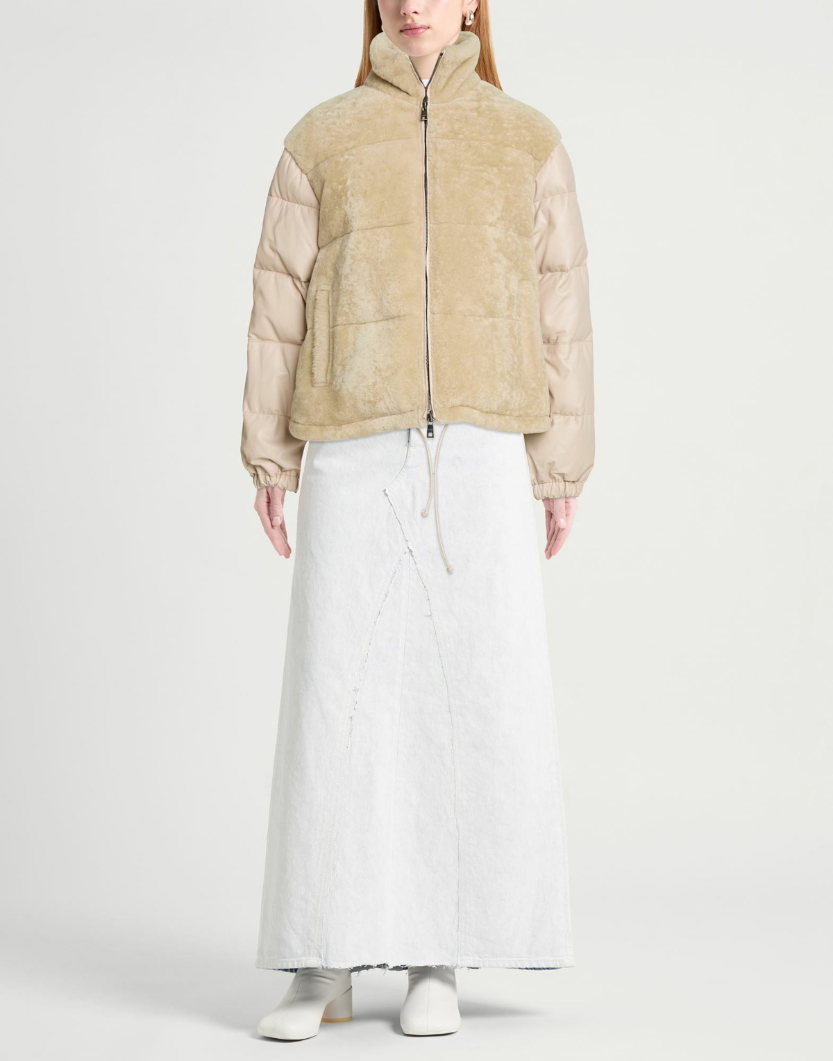 Giorgio Brato Womens Puffer Blush