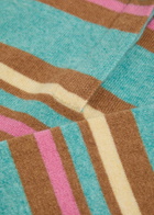 Guest In Residence Striped Cashmere Polo top Stripe
