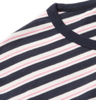 nonnative - Dweller Striped Cotton-Jersey T-Shirt - Navy