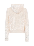 MC2 Saint Barth Woman Chenille Zipped Hoodie Jasmine