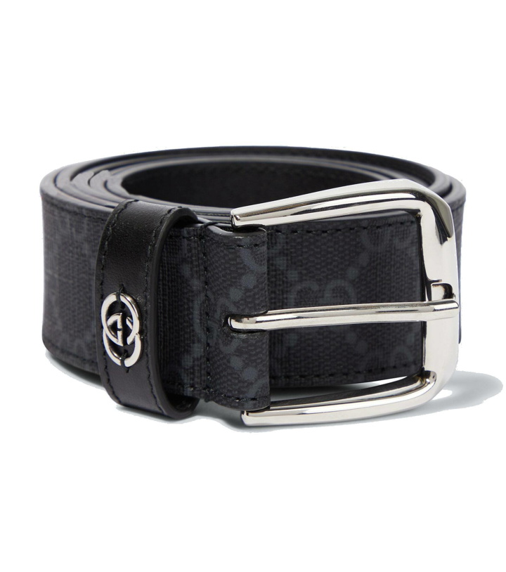 Photo: Gucci - GG leather belt