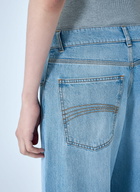 ERL Flared Wide-Leg Jeans